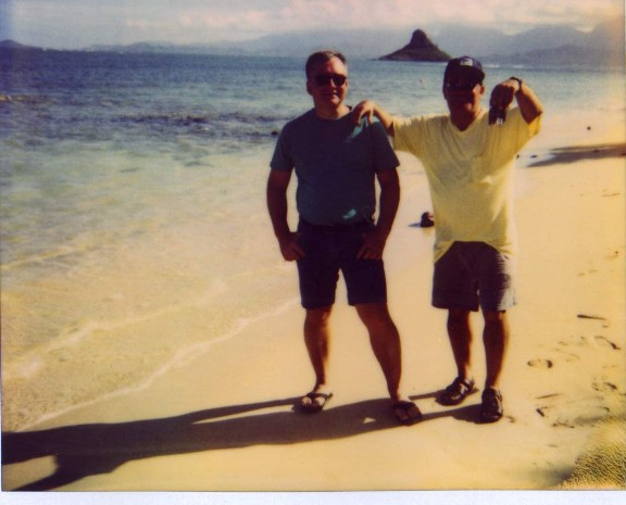 Hawaii's China Hat 1996 with Dennis and Helton