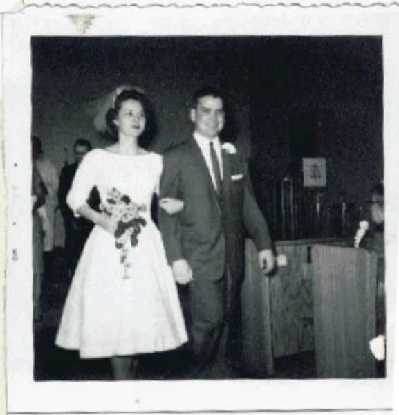 Norma Grams and Bob Wheeler Wedding