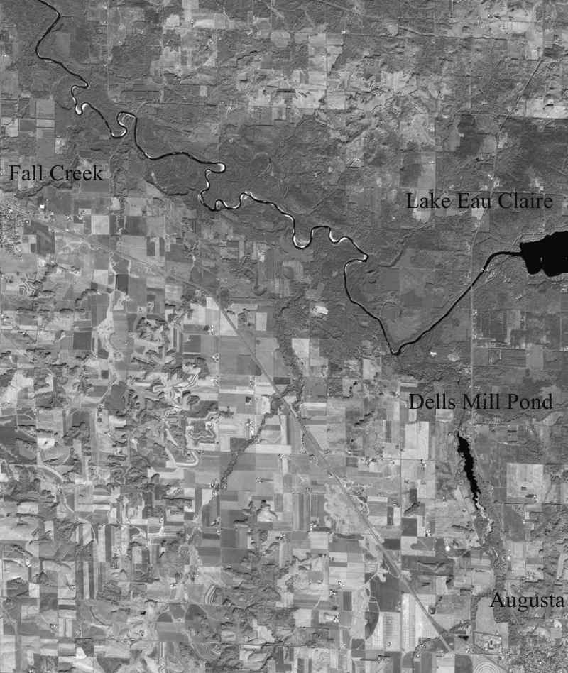 Augusta Wisconsin From Space