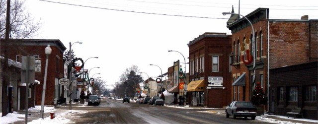 Lincoln Street in winter 2000