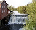 Panorama of the Wisconsin Dells Mill in Spring thumb