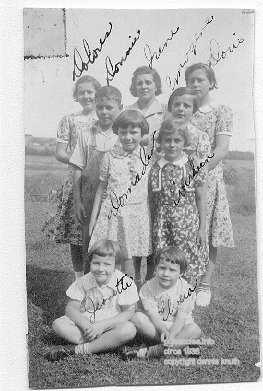 The Grams Family in 1936 in Augusta Wisconsin