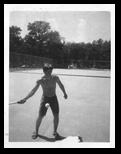 Dennis Woolworth playing Tennis