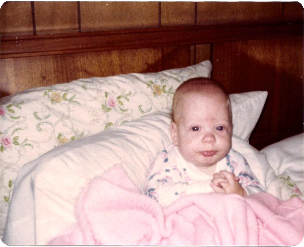 Three months old Nathan in 1979