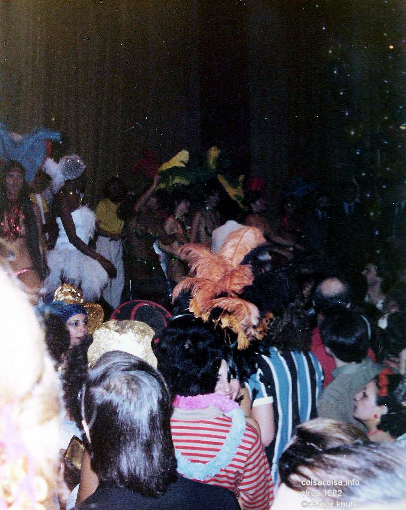 Street dancers at Carnaval in 1980 or 1982