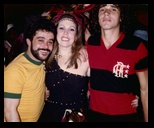 Helton and Edison at Carnaval Party 1982 Brazil