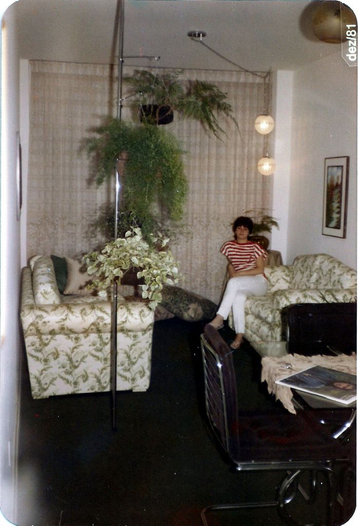 Helenice in Brazil at her mothers house