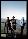 Ronaldo and Helton on the Staten Island Ferry