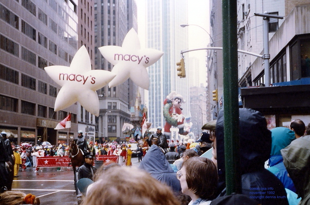 Wisconsin Band leads the 1992 Macy's Thanksgiving Day Parade