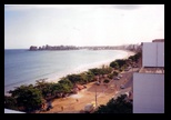 View from our Guarapari hotel