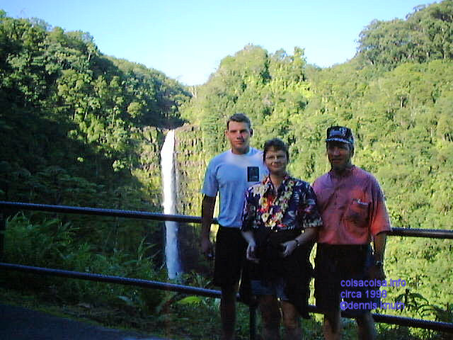 Justin Sherri and Gary Sherri at Akaka Falls