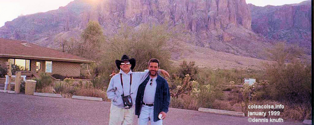 Helton and Marcos at Superstition Mountain in Apache Junction