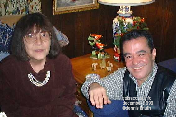 Elvera Biesecker and Helton in 1999, December 31st