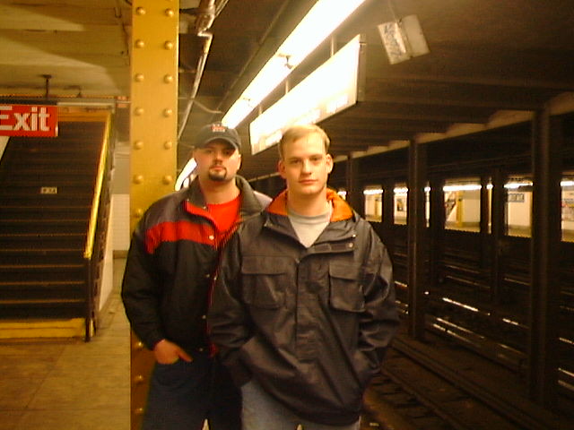 Elmhurst Stop on the Subway with Jared and Nathan