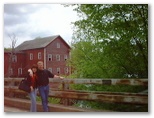 Rose and Dennis at the Dells Mill May 12 2000