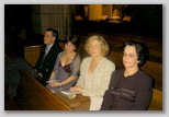 Helton, Heloisa, Donna Salua and Donna Vicentina in the Pews