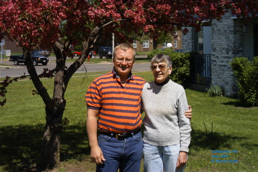 Dennis Knuth and Emogene Knuth Mothers Day 2001, May 12