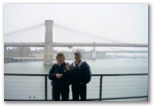 Sherri Donadean and Gary at the Brooklyn Bridge