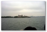 Ferry approaching Ellis Island