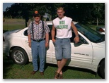 Justin and Grandpa John Arnold Knuth June 30 2001