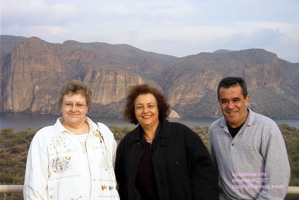 Ruth Janine and Helton December 2001 Apache Trail