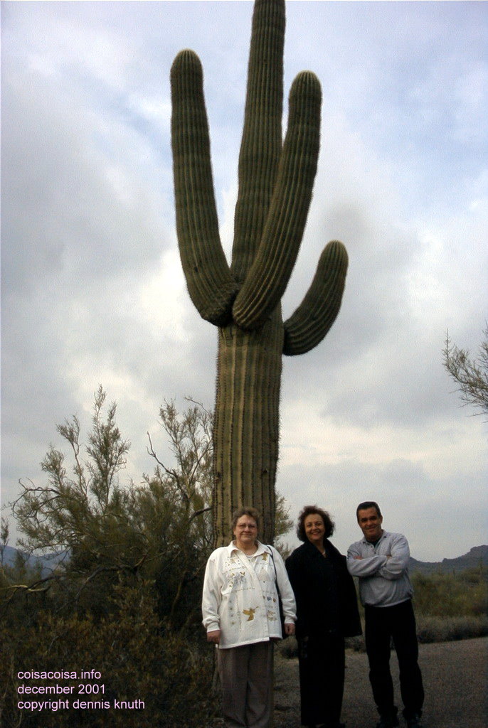 Ruth Janine and Helton at Superstition Mountain Cactus