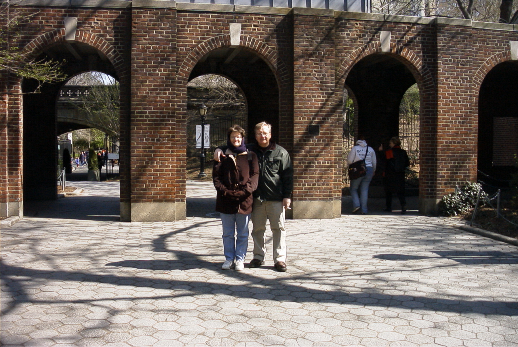 Brother and Sister at the Central Park Clock