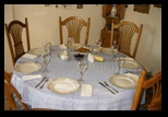 Thanksgiving Table linen and setting