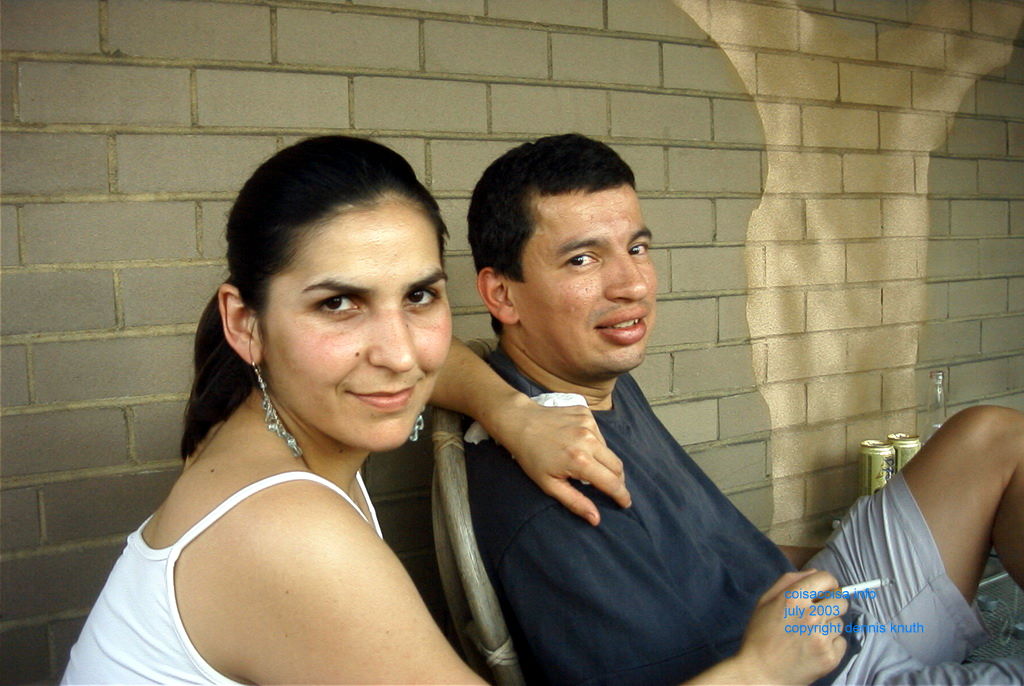 Selisia and Guiellermo at the 2003 NY Barbecue