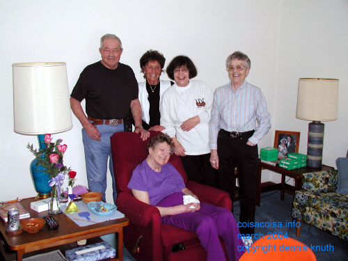 Grams familly in Eau Claire Wisconsini 2004