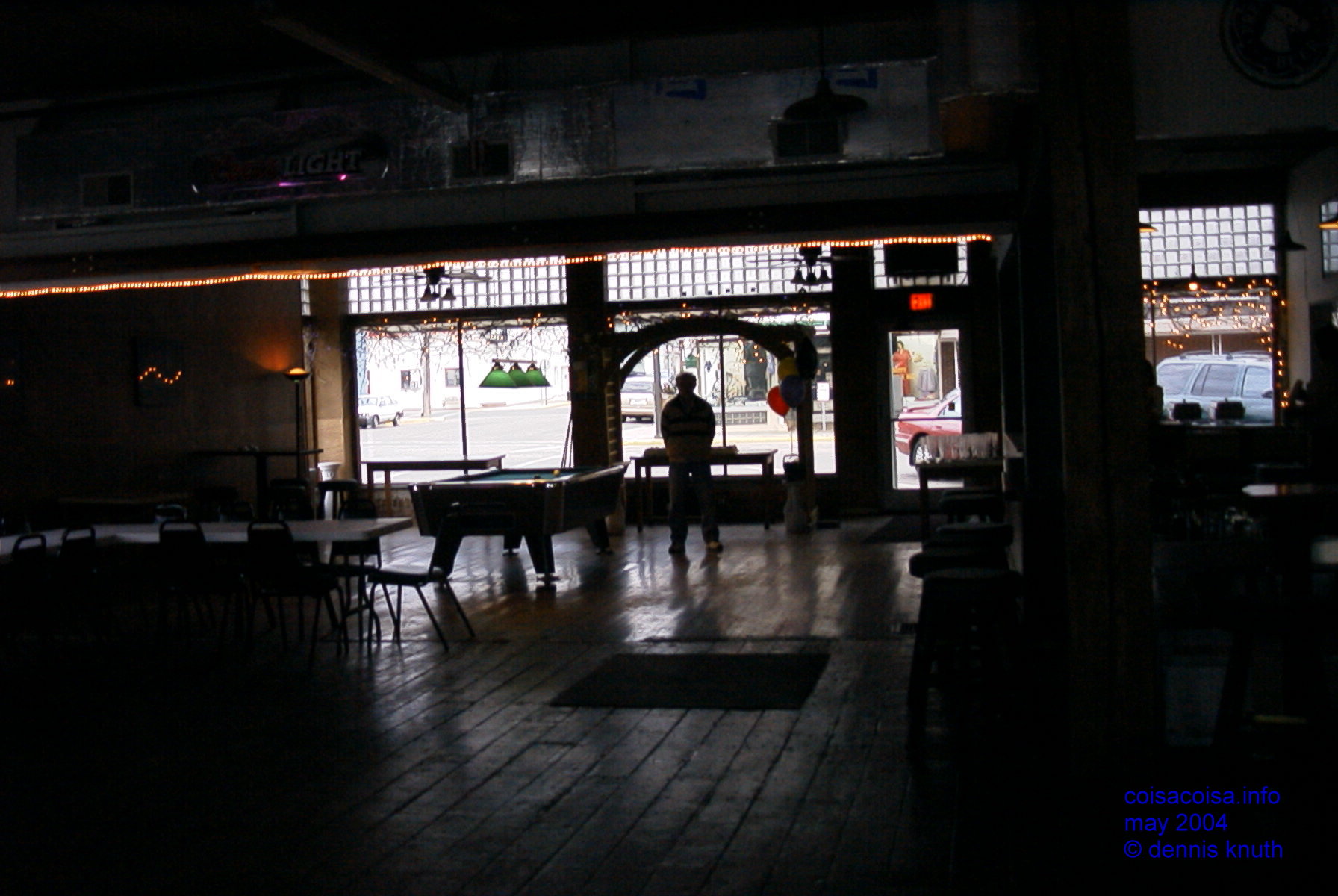 The bar and restaurant where the Rehearsal Dinner was held