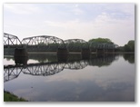 The cantilever bridge in Durand Wisconsin
