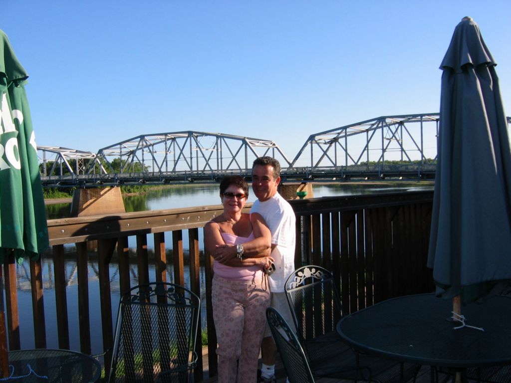 Norma and Helton on the Chippewa River