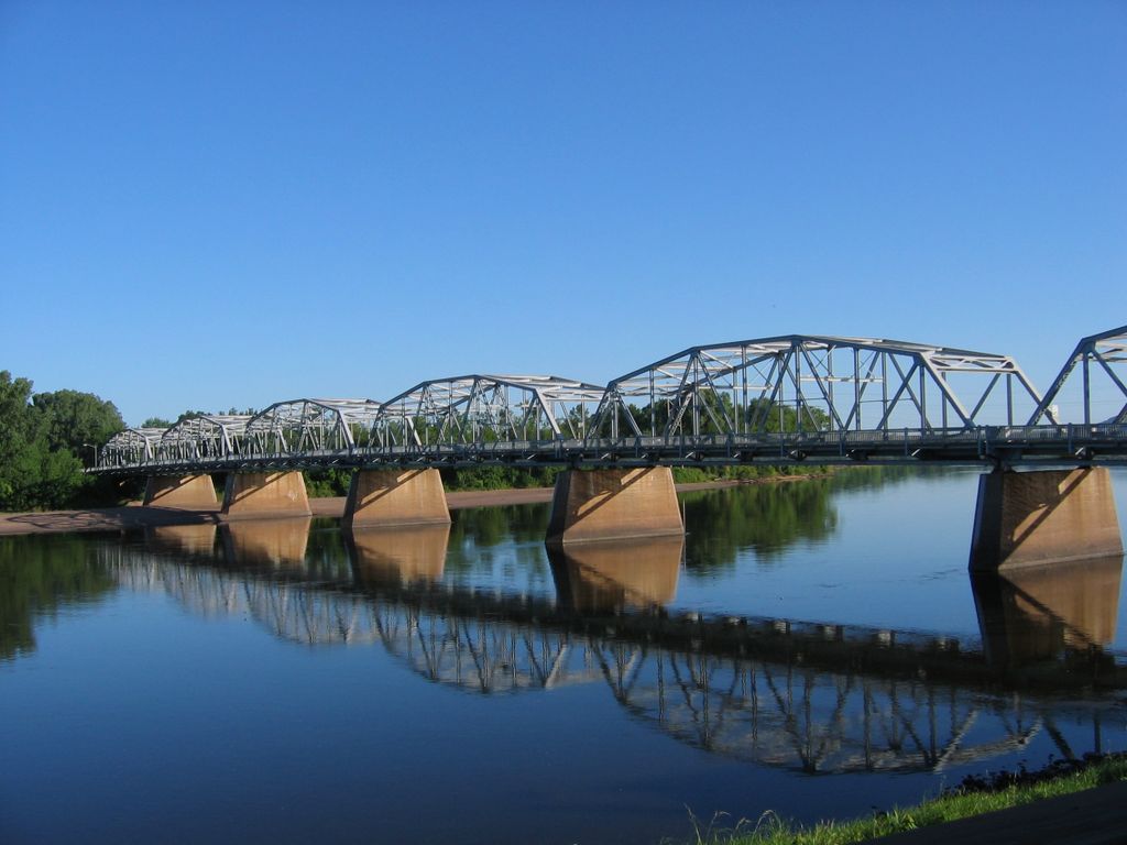 Old Bridge on the Chippewa River in Durand