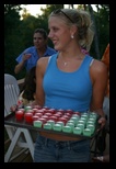 Bridesmaid with Jell-O shots for all