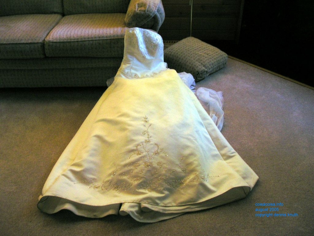 This Wedding Dress has been Used
