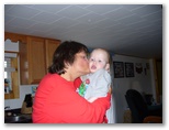 Grandson Jared gets a Kiss