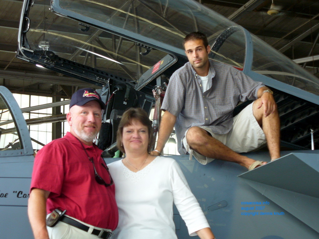 Gary and Sherri at Ed's Airforce Base