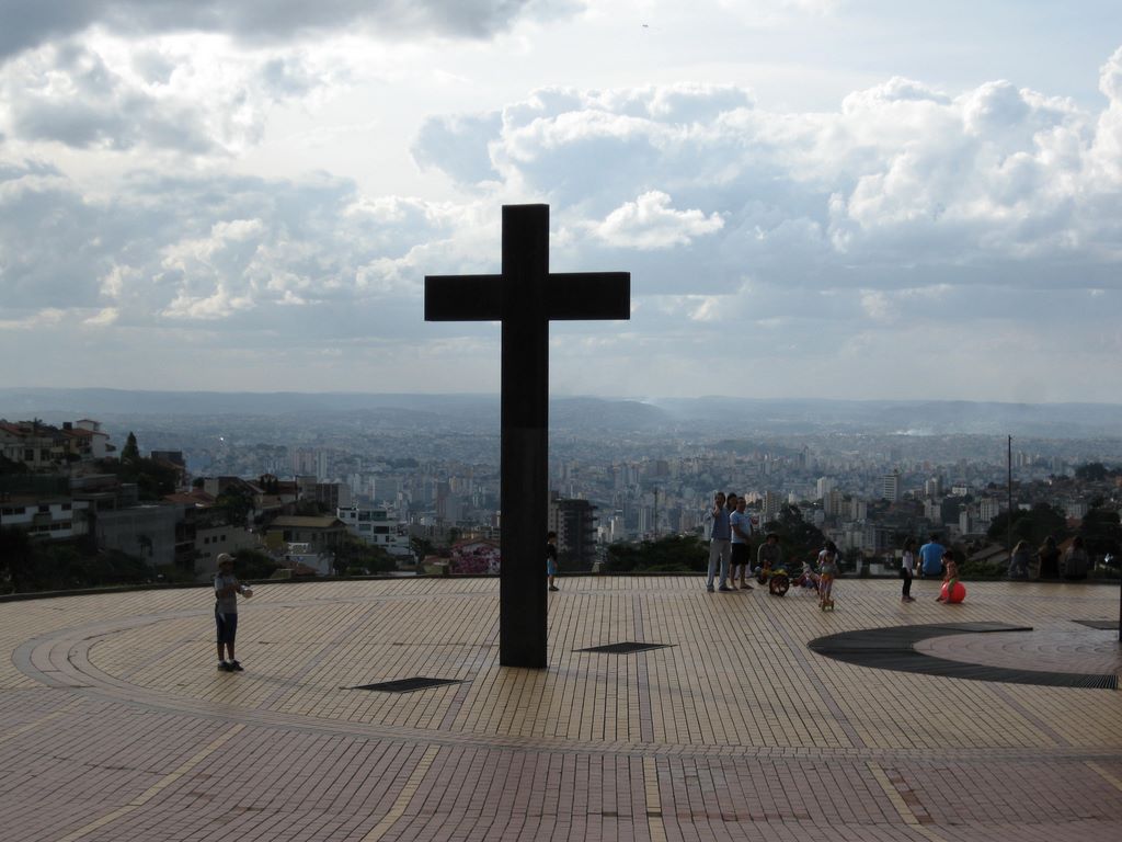 The holy cross in Belo Horizonte Brazil