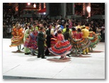 Multi colored Brazilian folk dresses