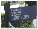 Belo Horizonte Street Sign