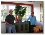 Gary and Helton in the farm house