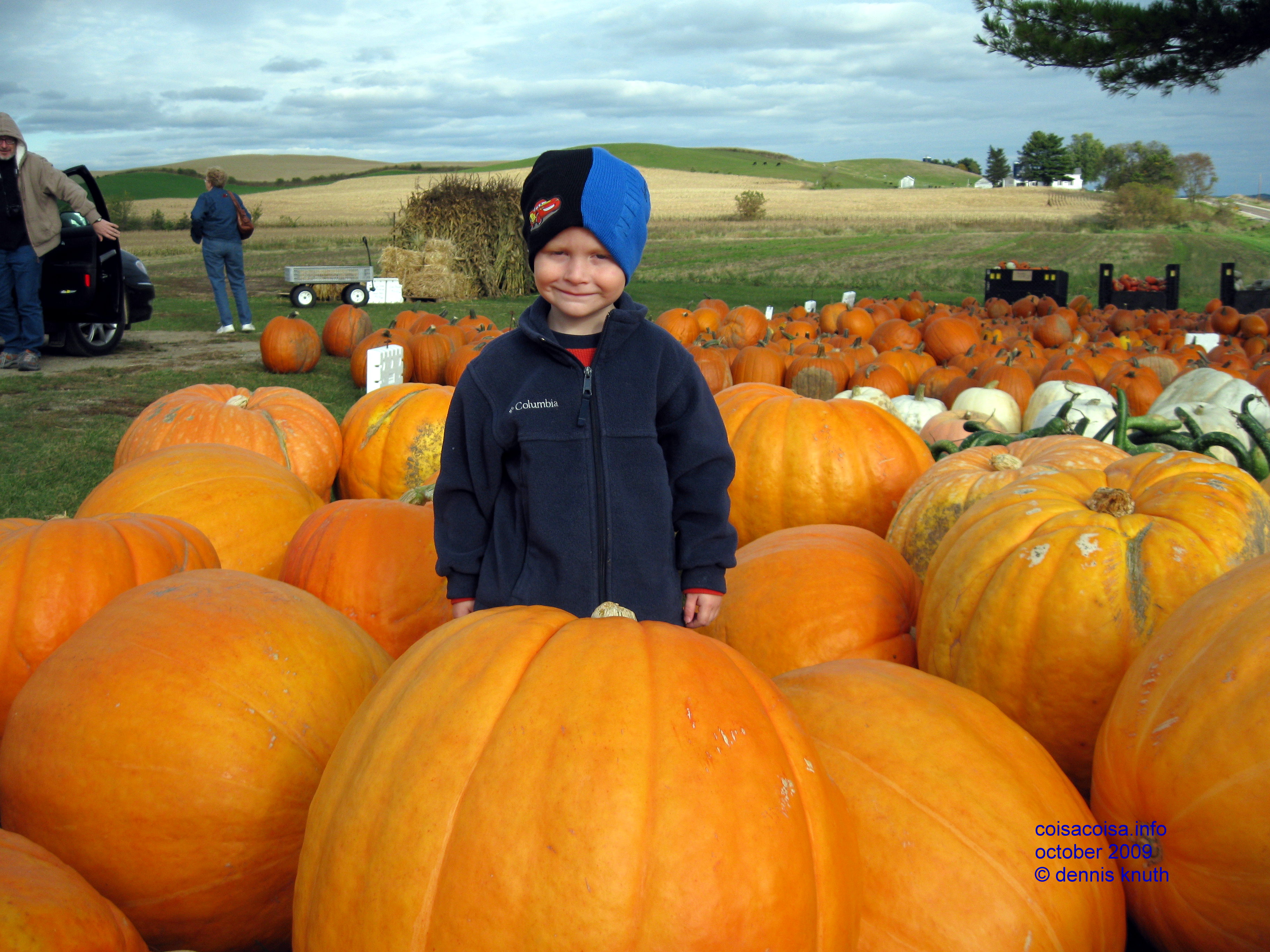 Jared is bigger than the pumpkins