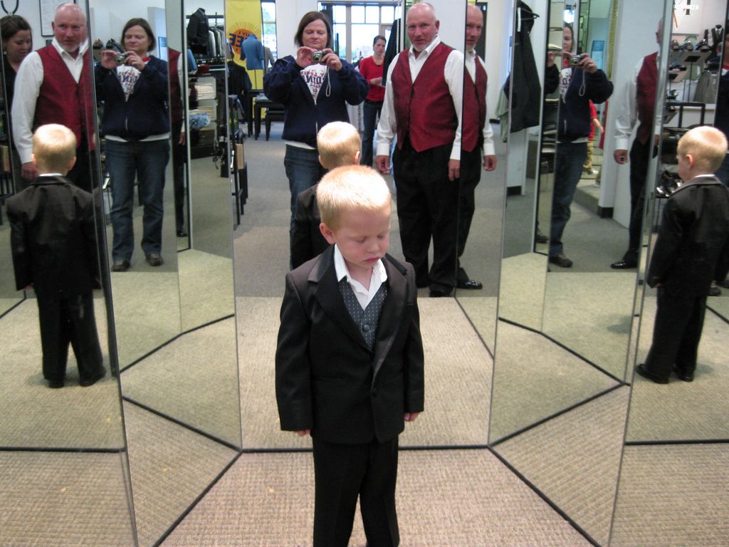 Jared loves the mirrors