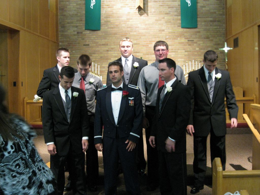 the men in the Wedding