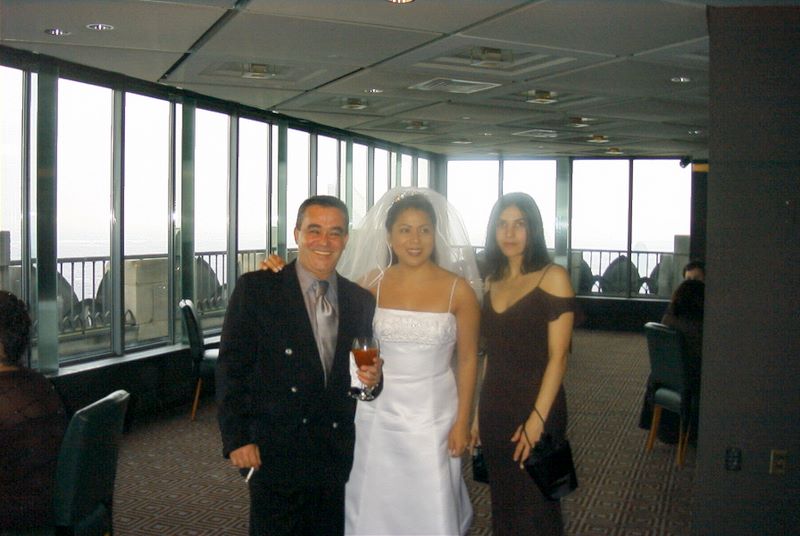 The Bride with Helton and Patricia