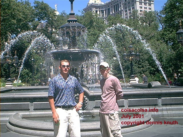 City Hall Park with Justin and Matt