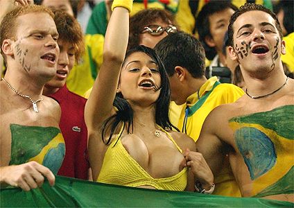 Wild Brazilian Soccer Fans