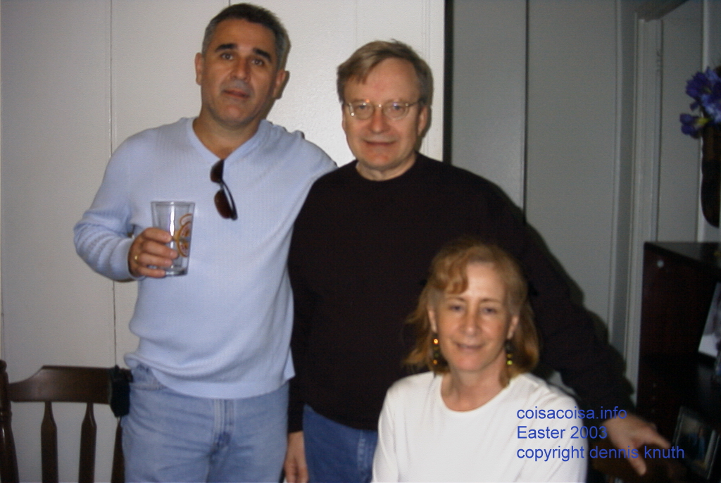 Bill and Dennis Knuth in 2003 New York Easter