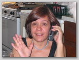 Heloisa in June 2004 on the Phone